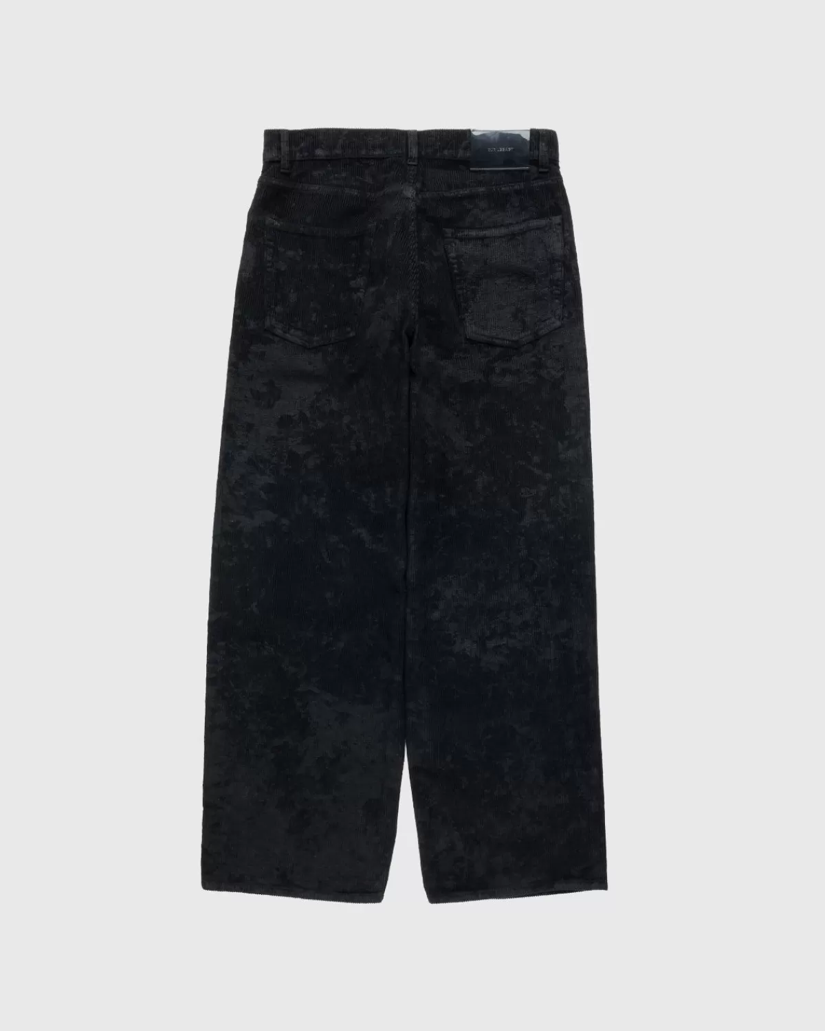 Broek^Our Legacy Onze Erfenis Vast Gesneden Corduroy Jeans Zwart