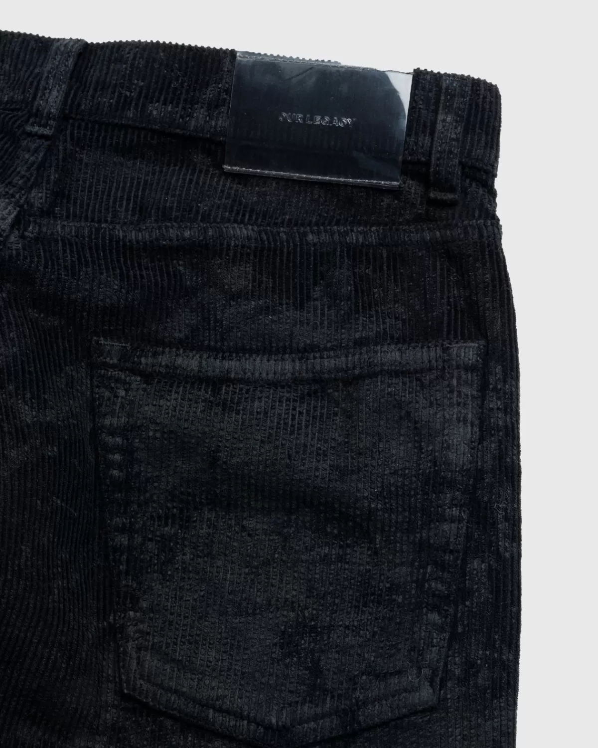 Broek^Our Legacy Onze Erfenis Vast Gesneden Corduroy Jeans Zwart