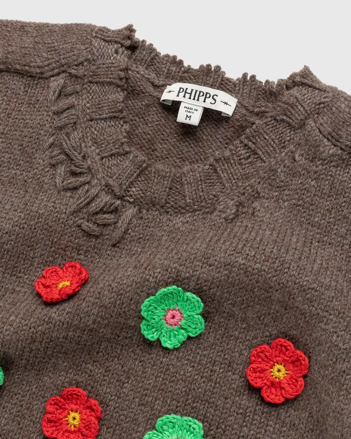 phipps_bloemenbrei_bruin_2.webp Gebreide Kleding^Phipps Bloemenbrei Bruin