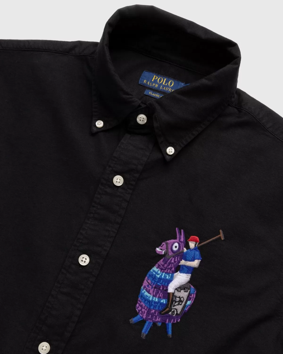 ralph_lauren_x_fortnite_sportshirt_met_lange_mouwen_zwart_2.webp Overhemden^Ralph Lauren X Fortnite Sportshirt Met Lange Mouwen Zwart