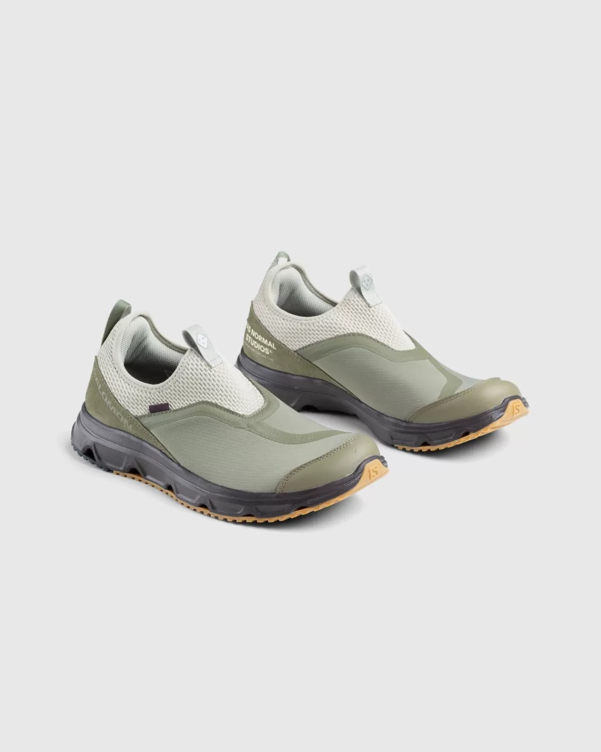 Salomon X Pas Normal Studios Rx Knus Mosgrijs/Diep Korstgroen/Zwarte Koffie Cheap