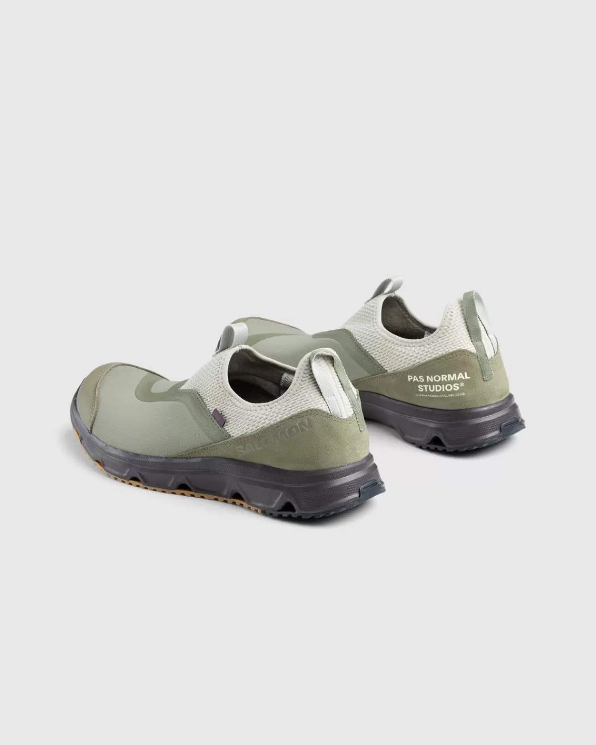 Salomon X Pas Normal Studios Rx Knus Mosgrijs/Diep Korstgroen/Zwarte Koffie Cheap