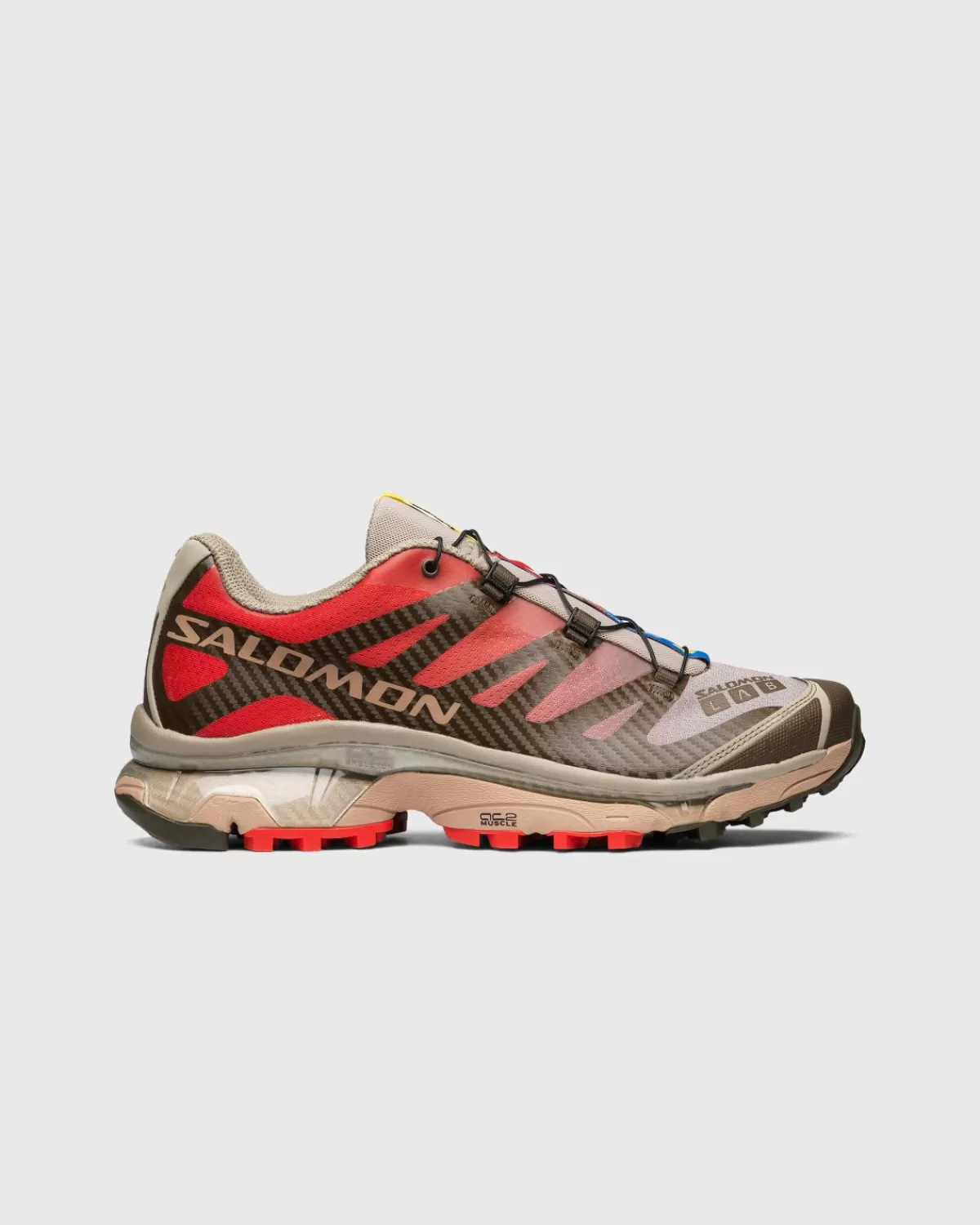 Salomon Xt-4 Og Wren/Vintage Kaki/Aurora Rood Cheap