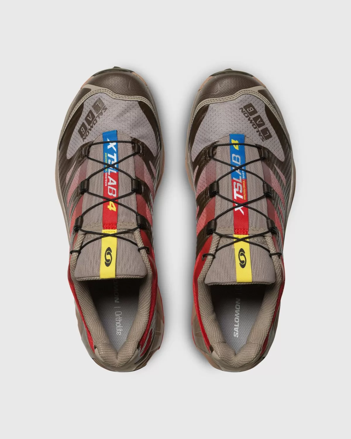 Salomon Xt-4 Og Wren/Vintage Kaki/Aurora Rood Cheap