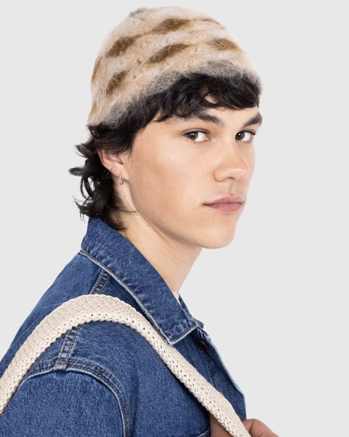 SSU Emmerhoed Van Geborsteld Mohair Met Zeeschelp Desert Camo New