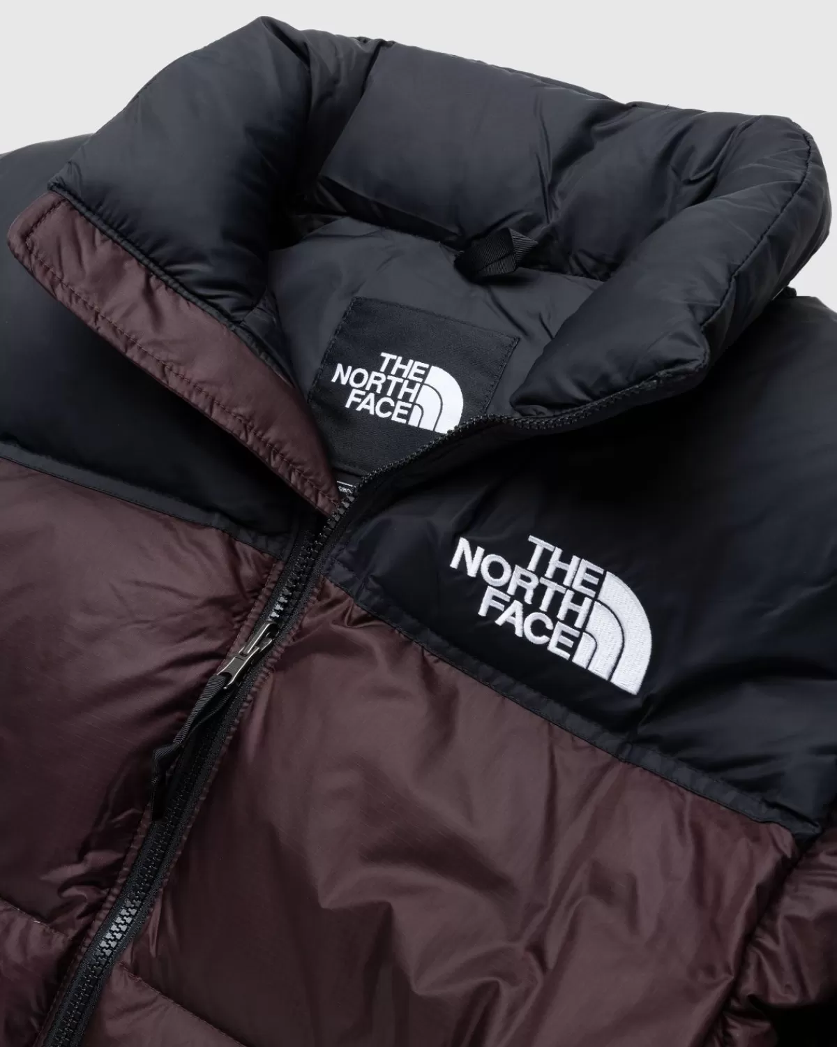 Bovenkleding^The North Face 1996 Retro Nuptse Jas Kolenbruin/Tnf Zwart