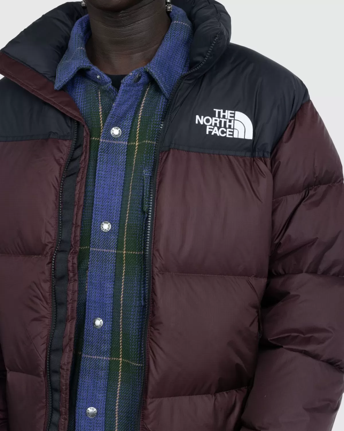 Bovenkleding^The North Face 1996 Retro Nuptse Jas Kolenbruin/Tnf Zwart