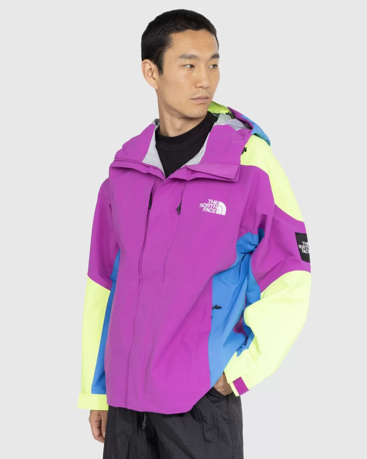 Bovenkleding^The North Face 3L Dryvent Carduelis-Jas Paars Cactusbloem/Led Geel/Super Sonic Blauw