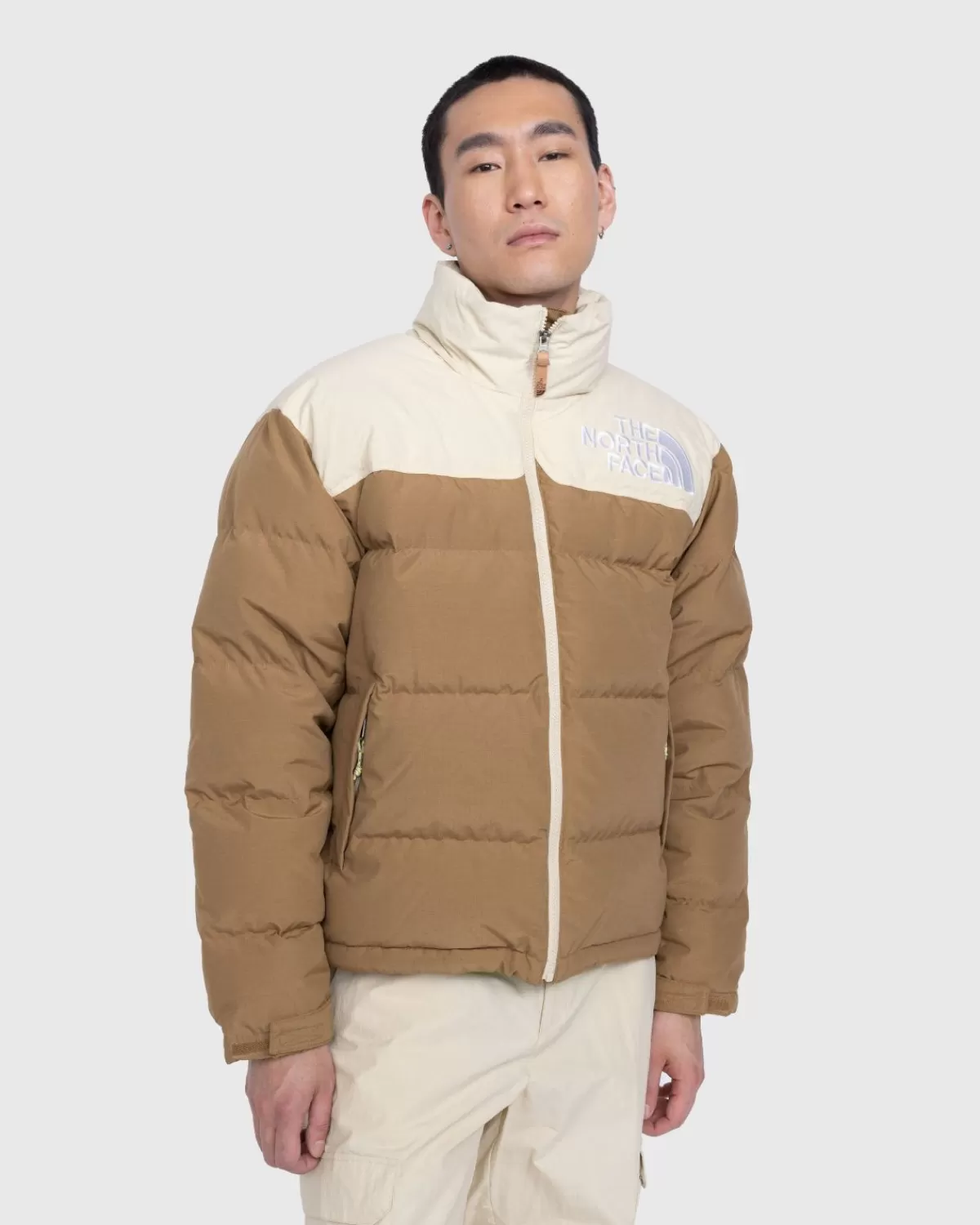 Bovenkleding^The North Face '92 Low-Fi Hi-Tek Nuptse Utility Bruin/Gravel