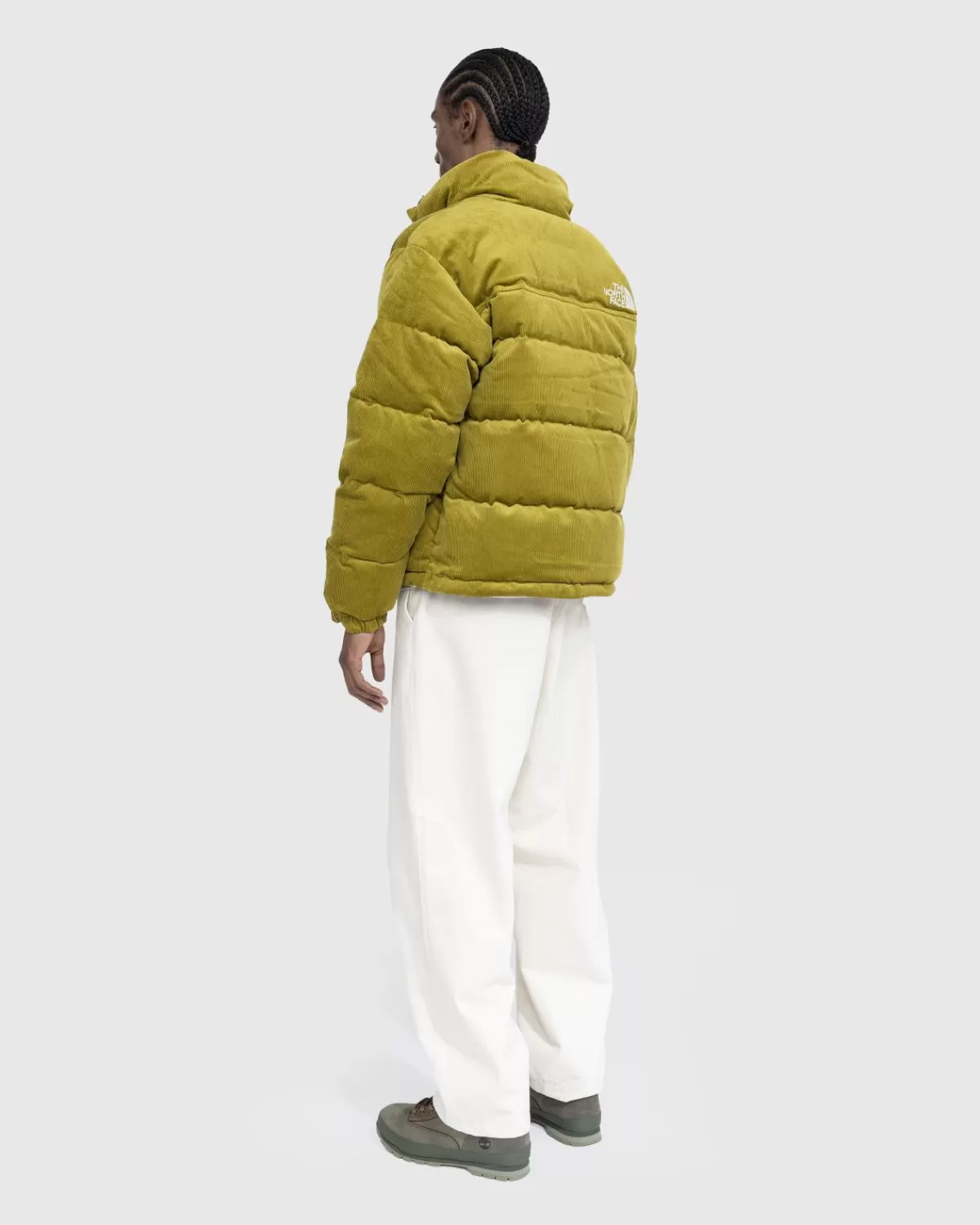 Bovenkleding^The North Face '92 Omkeerbare Nuptse-Jas Sulphur Moss/Coal Brown