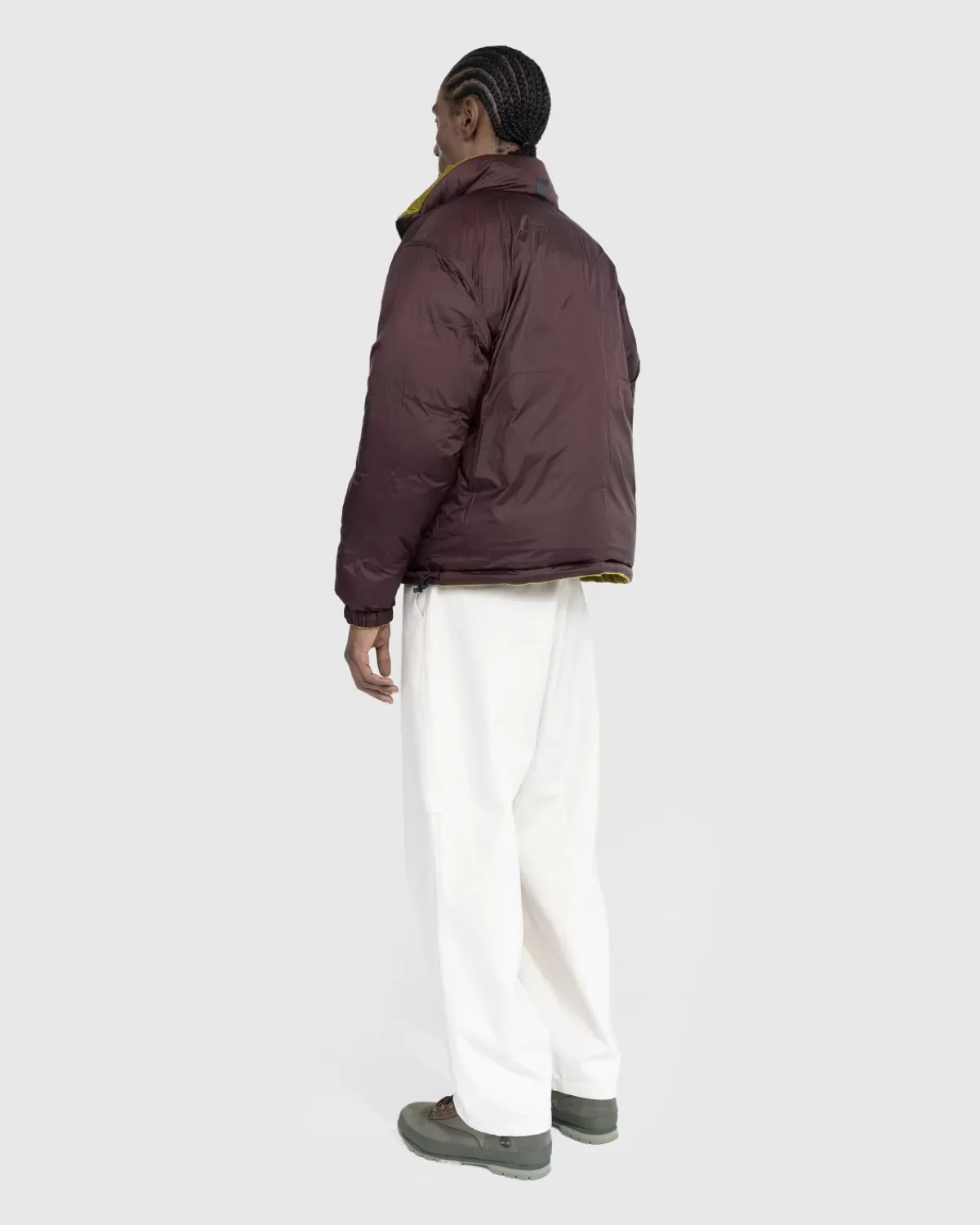 Bovenkleding^The North Face '92 Omkeerbare Nuptse-Jas Sulphur Moss/Coal Brown