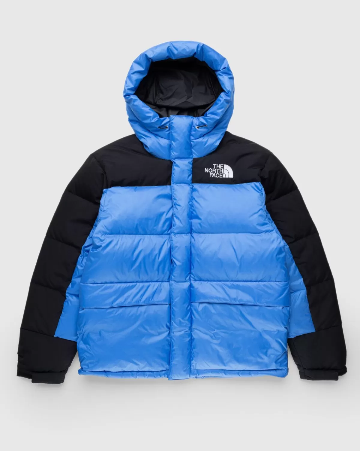 Bovenkleding^The North Face Himalayan Donsparka Super Sonic Blue/Tnf Zwart