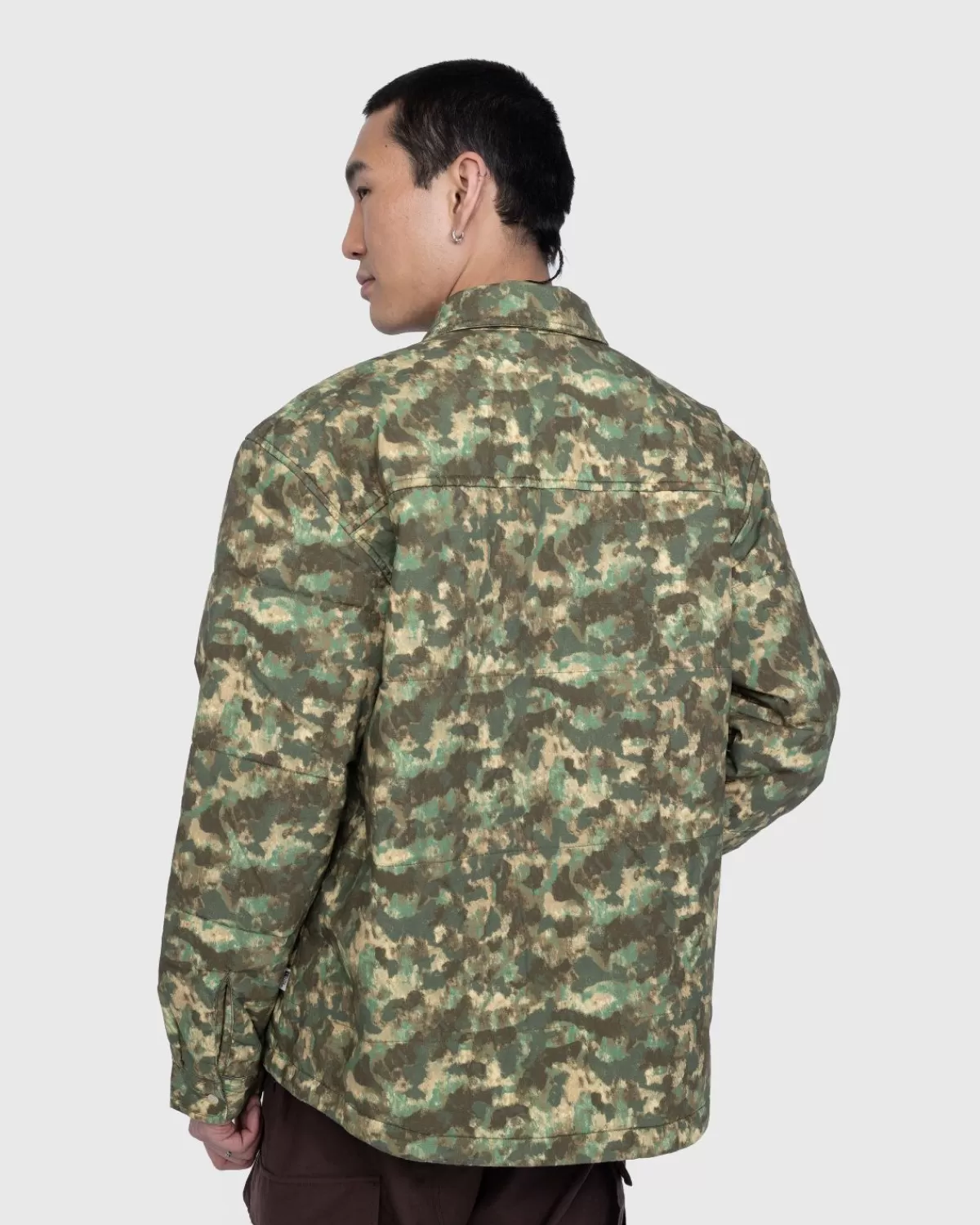 Bovenkleding^The North Face M66 Utility Regenjack Militaire Olijf/Gestippelde Camouflageprint