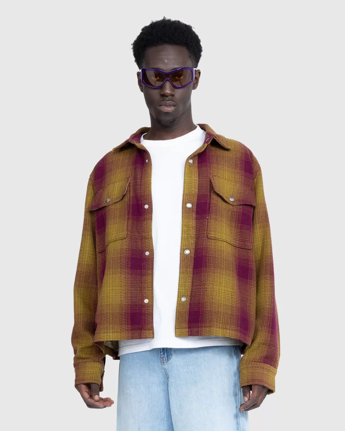 Overhemden^The North Face Valley Twill Utility Shacket Grote Halfdome Schaduwplaid