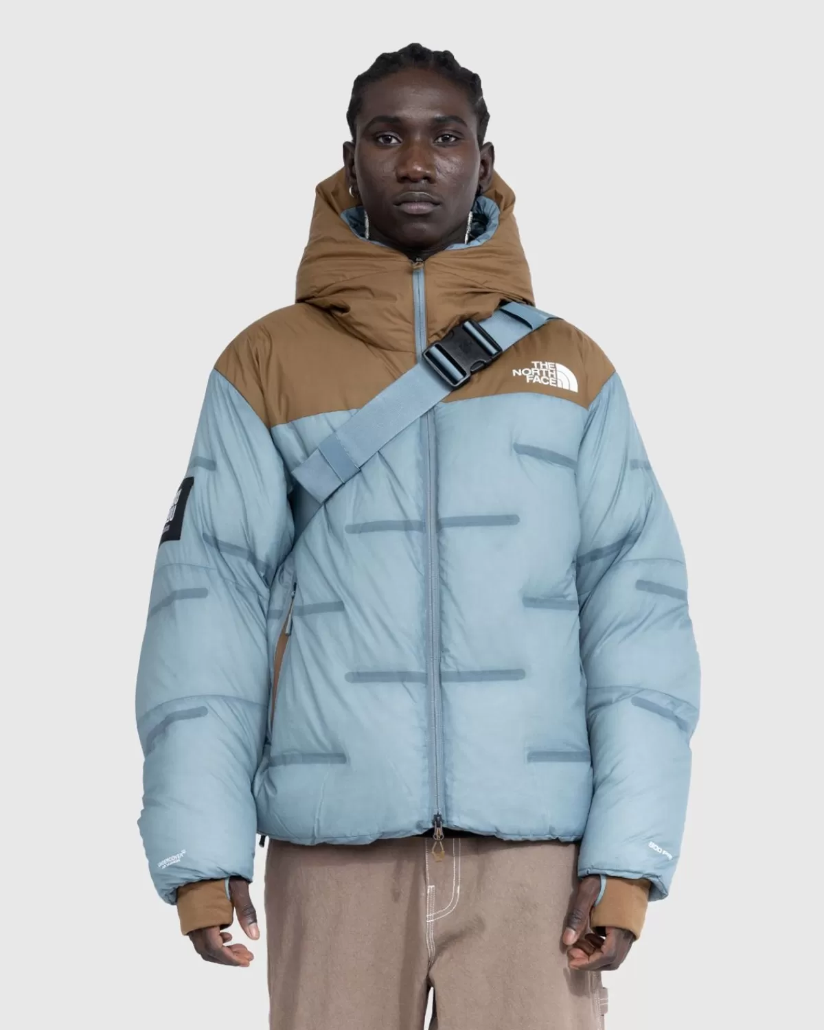Bovenkleding^The North Face X Undercover Soukuu Cloud Down Nupste Sepia Bruin/Betongrijs