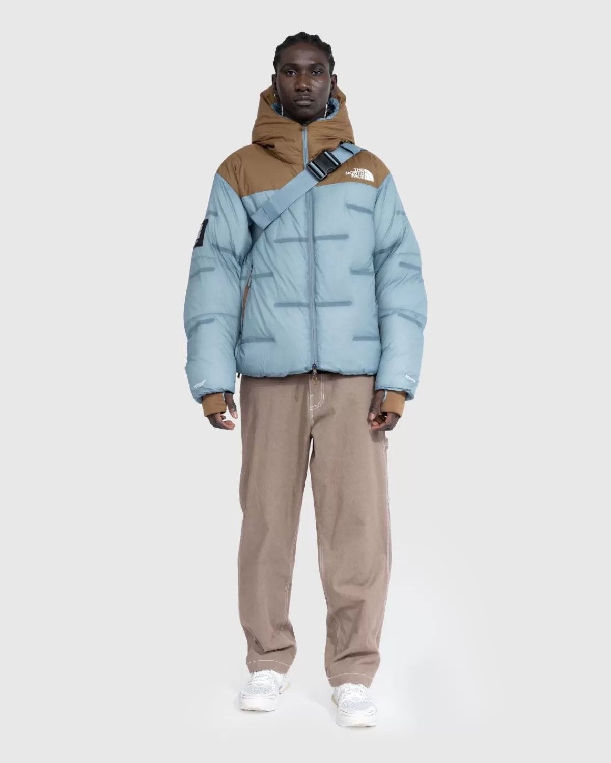 Bovenkleding^The North Face X Undercover Soukuu Cloud Down Nupste Sepia Bruin/Betongrijs