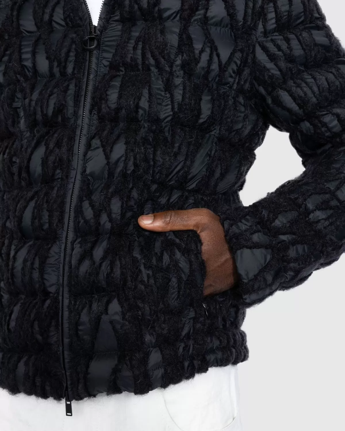 trussardi_geborduurd_nylon_jack_zwart_2.webp Bovenkleding^Trussardi Geborduurd Nylon Jack Zwart