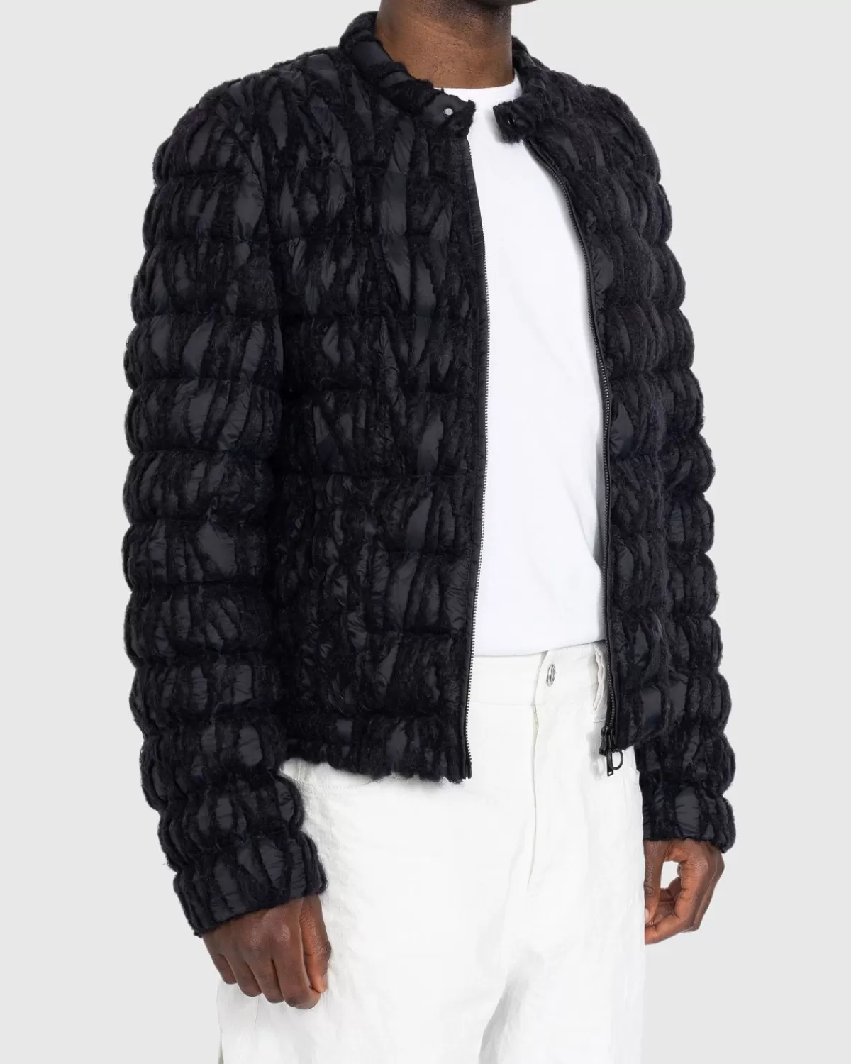 trussardi_geborduurd_nylon_jack_zwart_5.webp Bovenkleding^Trussardi Geborduurd Nylon Jack Zwart