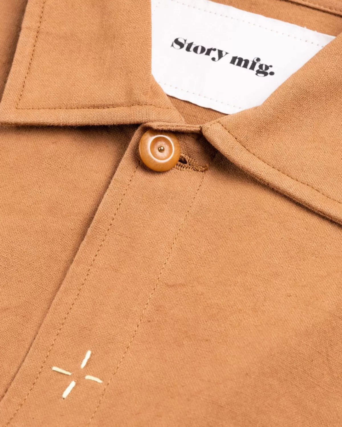 Bovenkleding^Story mfg. Verhaal Mfg. Short On Time Jas Bruin Double Date