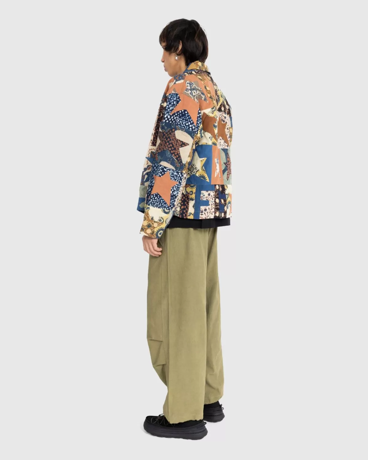 Bovenkleding^Story mfg. Verhaal Mfg. Short On Time Jas Patchwork Multi