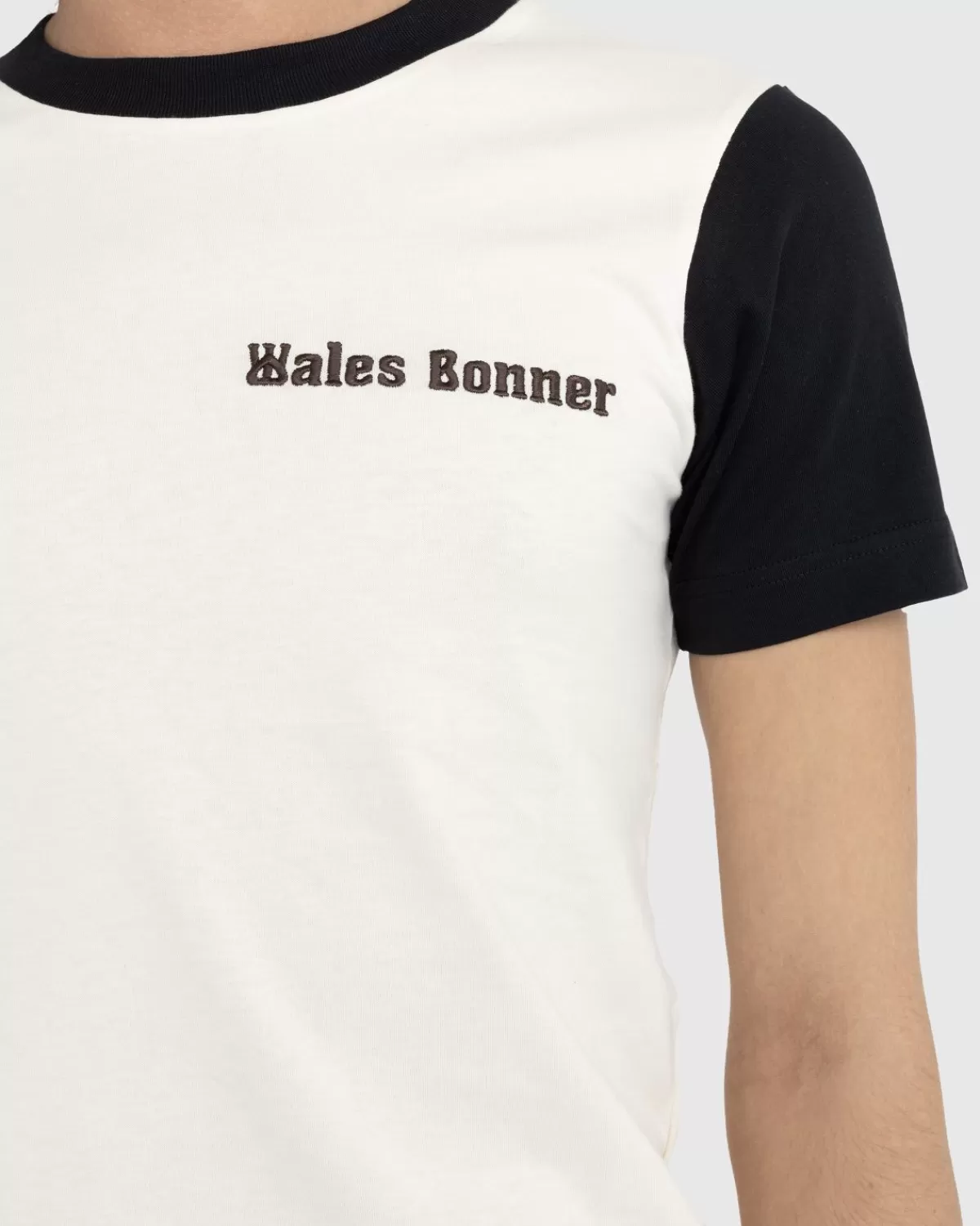 wales_bonner_morning_tee_zwartivoor_4.webp Wales Bonner Morning Tee Zwart/Ivoor Best Sale