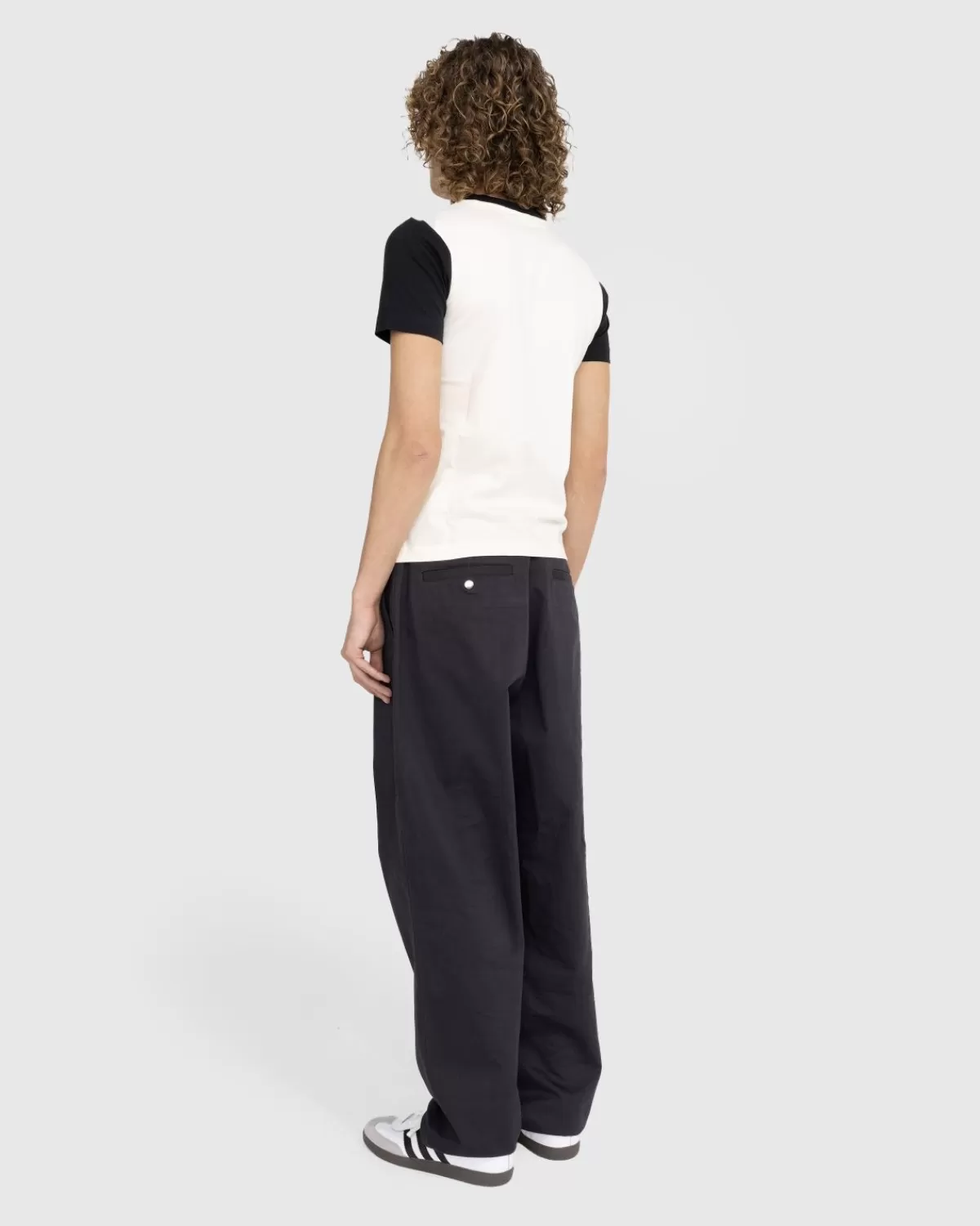 wales_bonner_morning_tee_zwartivoor_5.webp Wales Bonner Morning Tee Zwart/Ivoor Best Sale