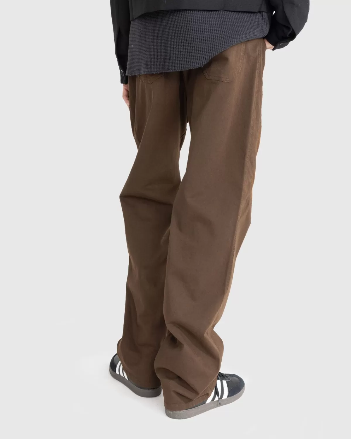 Broek^Winnie New York - Jeans Met Rechte Pijpen En Panelen, Bruin