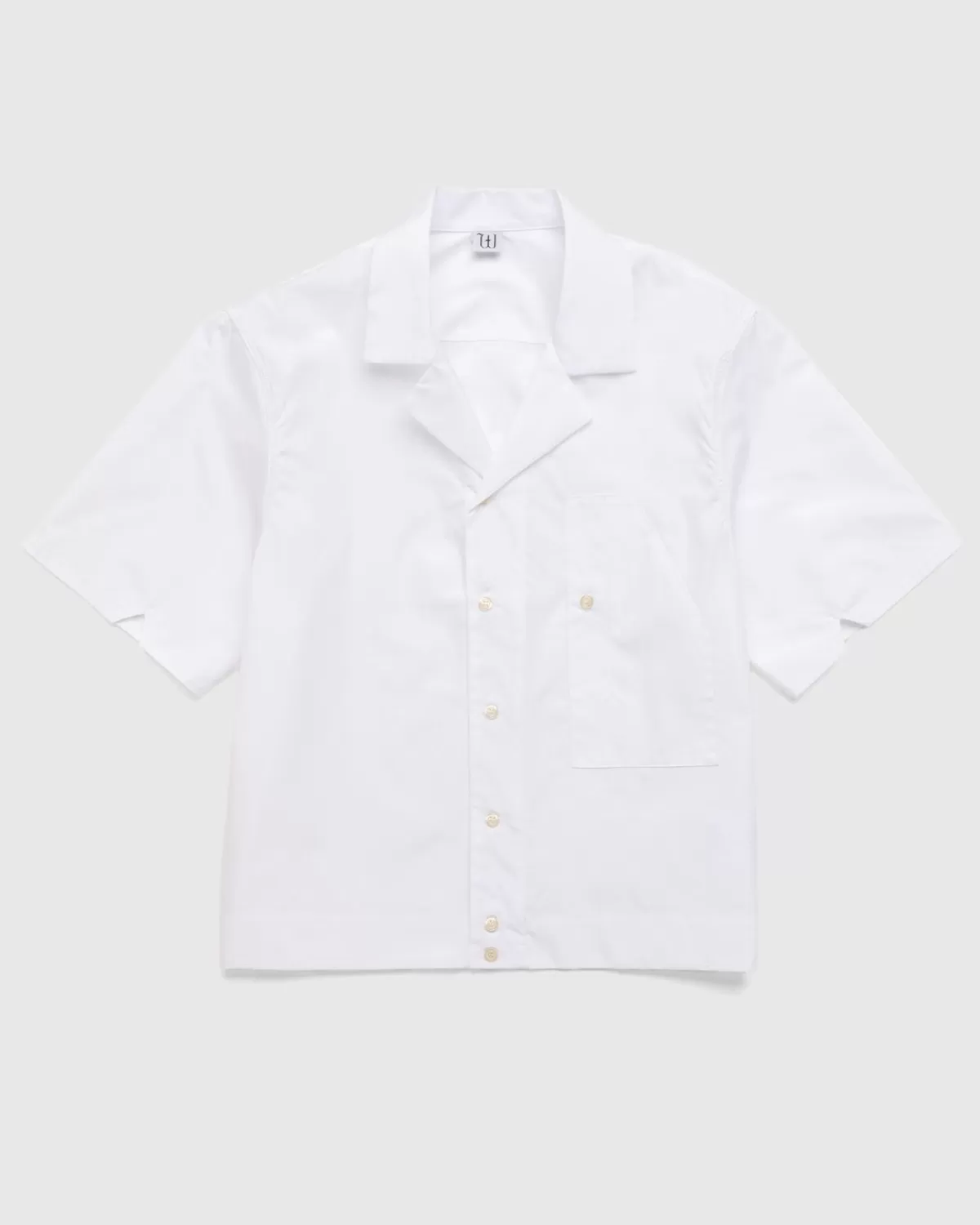 Overhemden^Winnie New York Button-Down Overhemd Met Korte Mouwen Wit