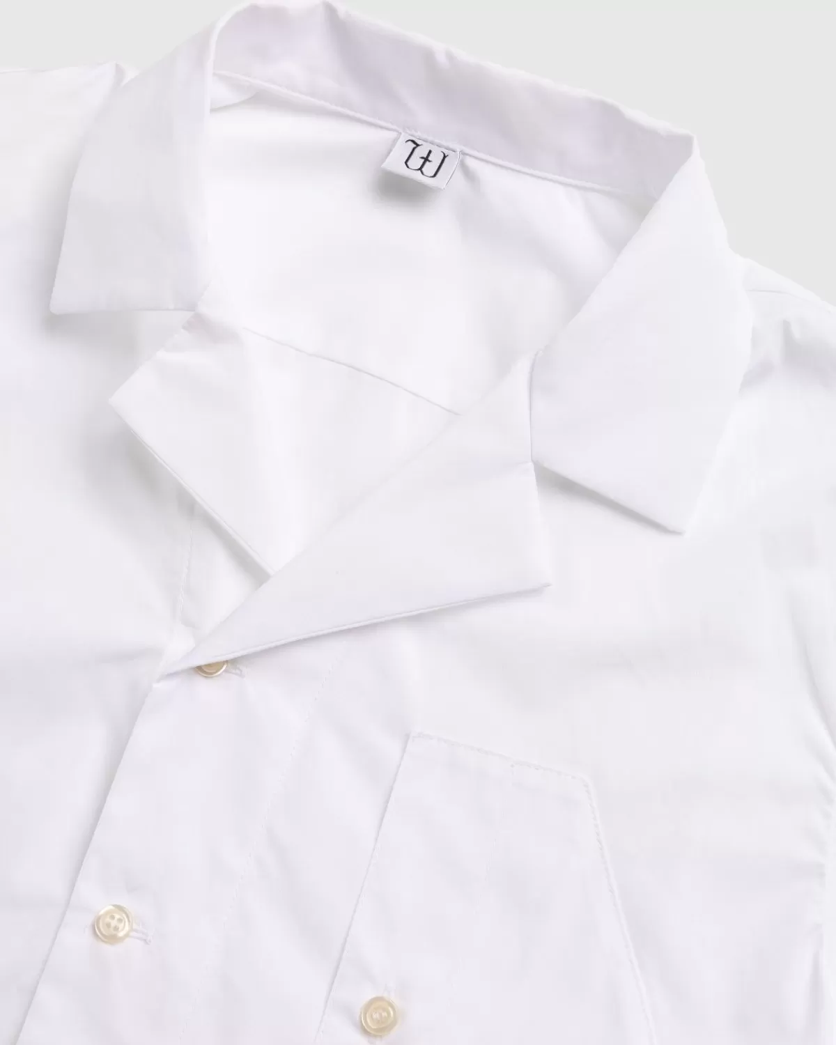 Overhemden^Winnie New York Button-Down Overhemd Met Korte Mouwen Wit