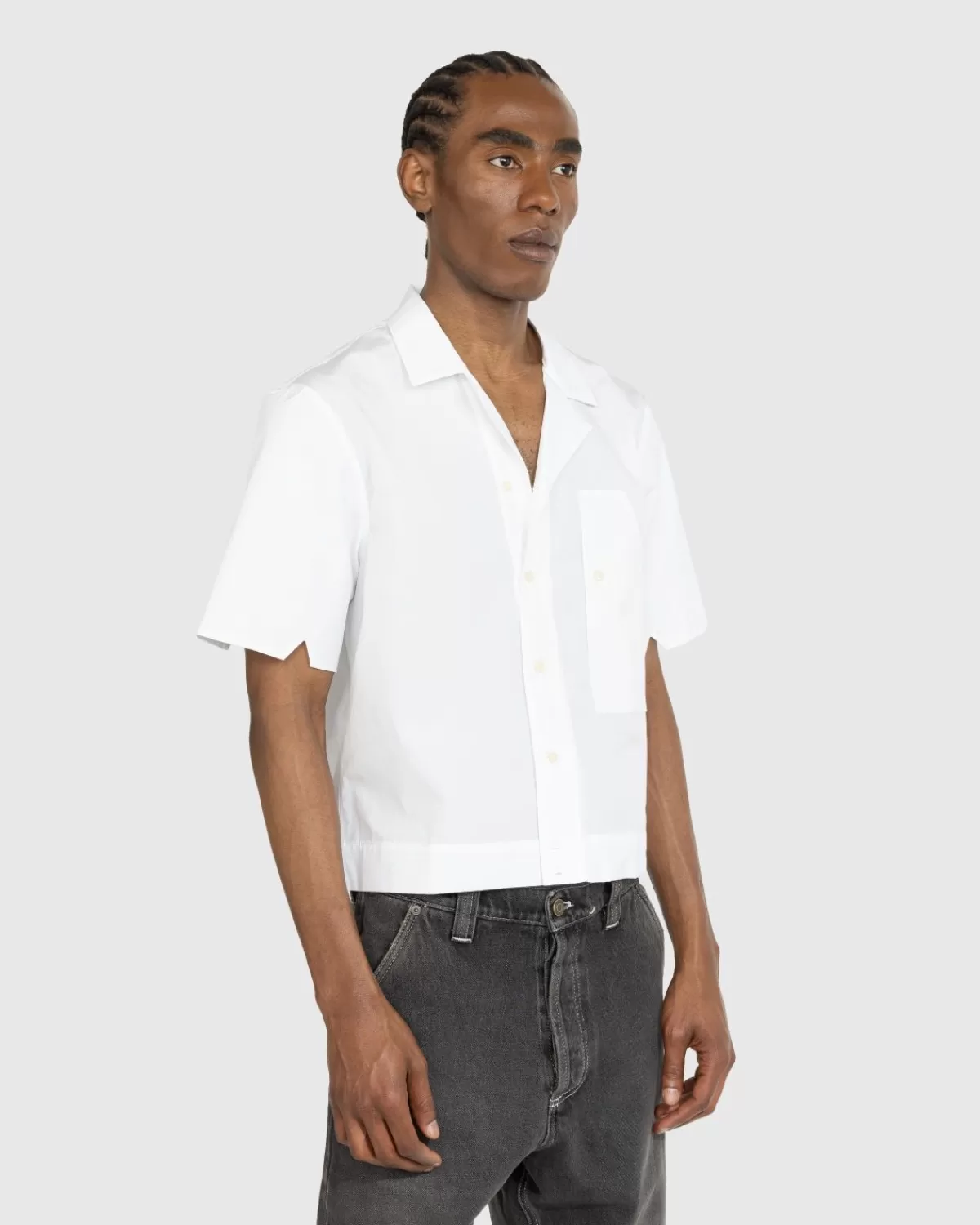 Overhemden^Winnie New York Button-Down Overhemd Met Korte Mouwen Wit