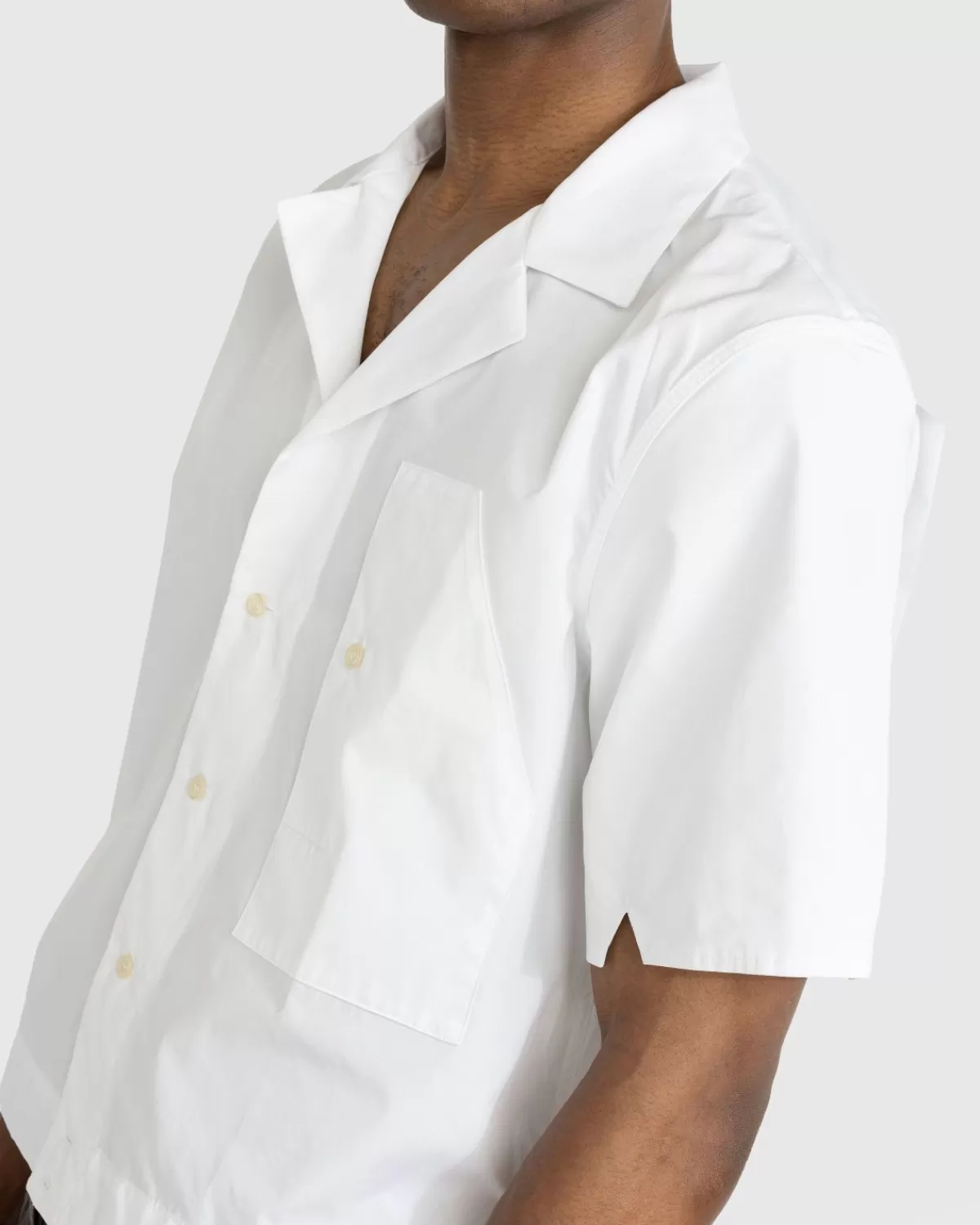 Overhemden^Winnie New York Button-Down Overhemd Met Korte Mouwen Wit