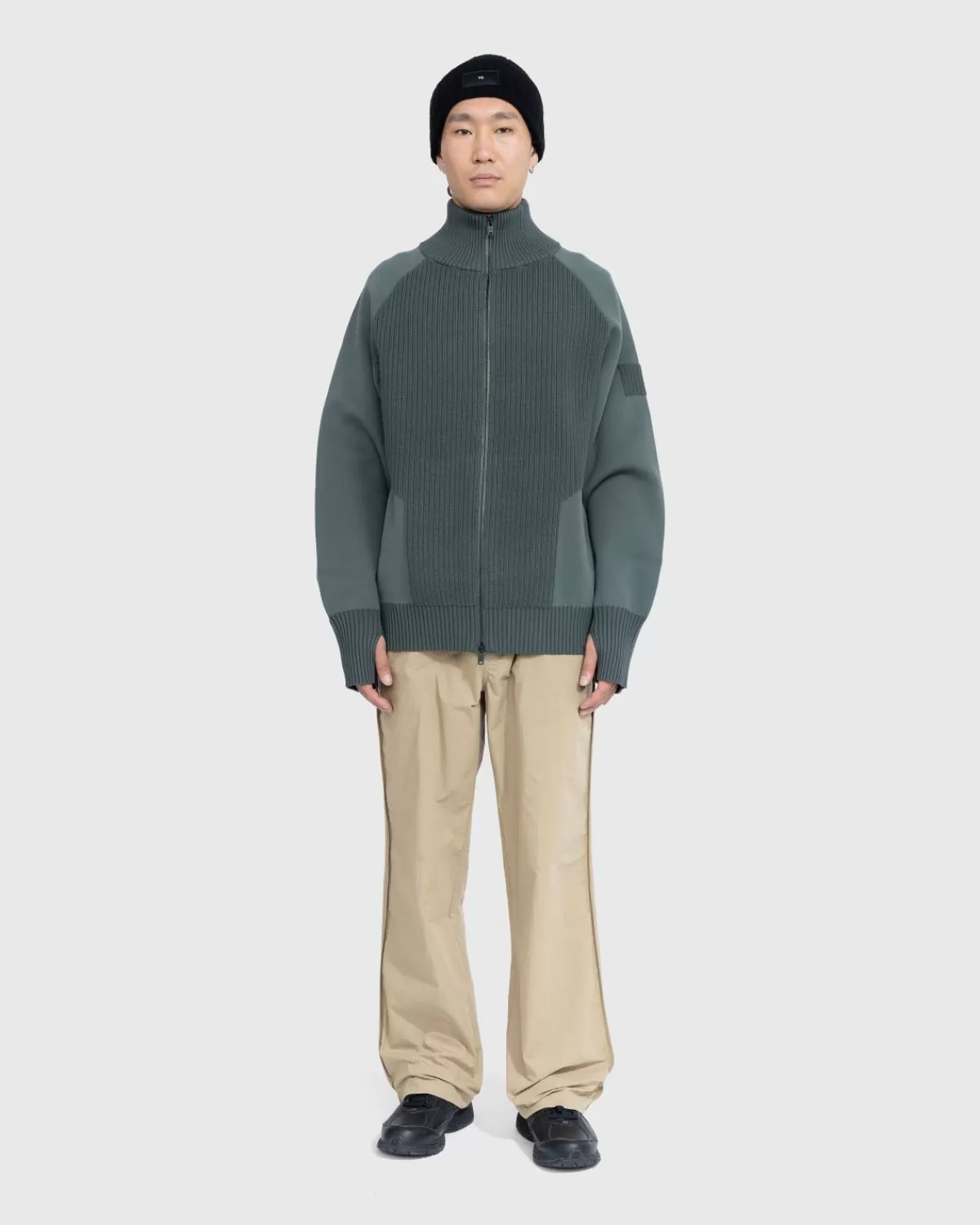 y3_fz_gebreide_trui_steengroen_4.webp Gebreide Kleding^Y-3 Fz Gebreide Trui Steengroen