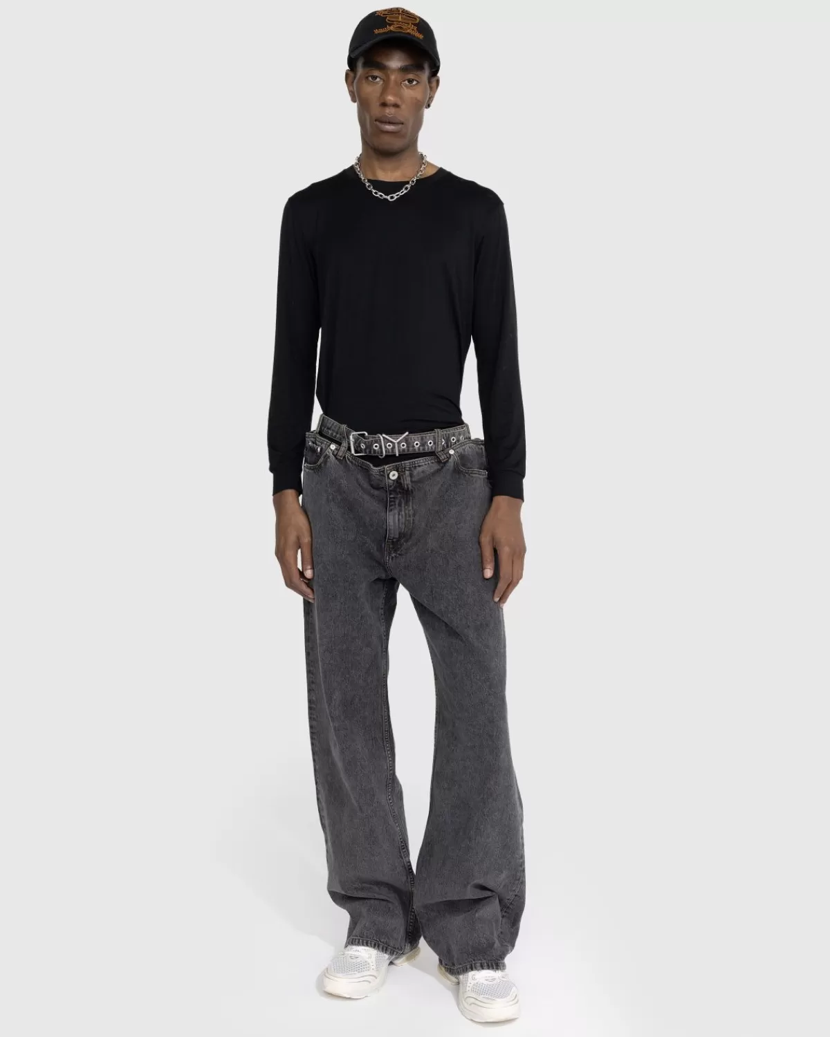 Broek^Y/Project Evergreen Y-Riemjeans Vintage Zwart